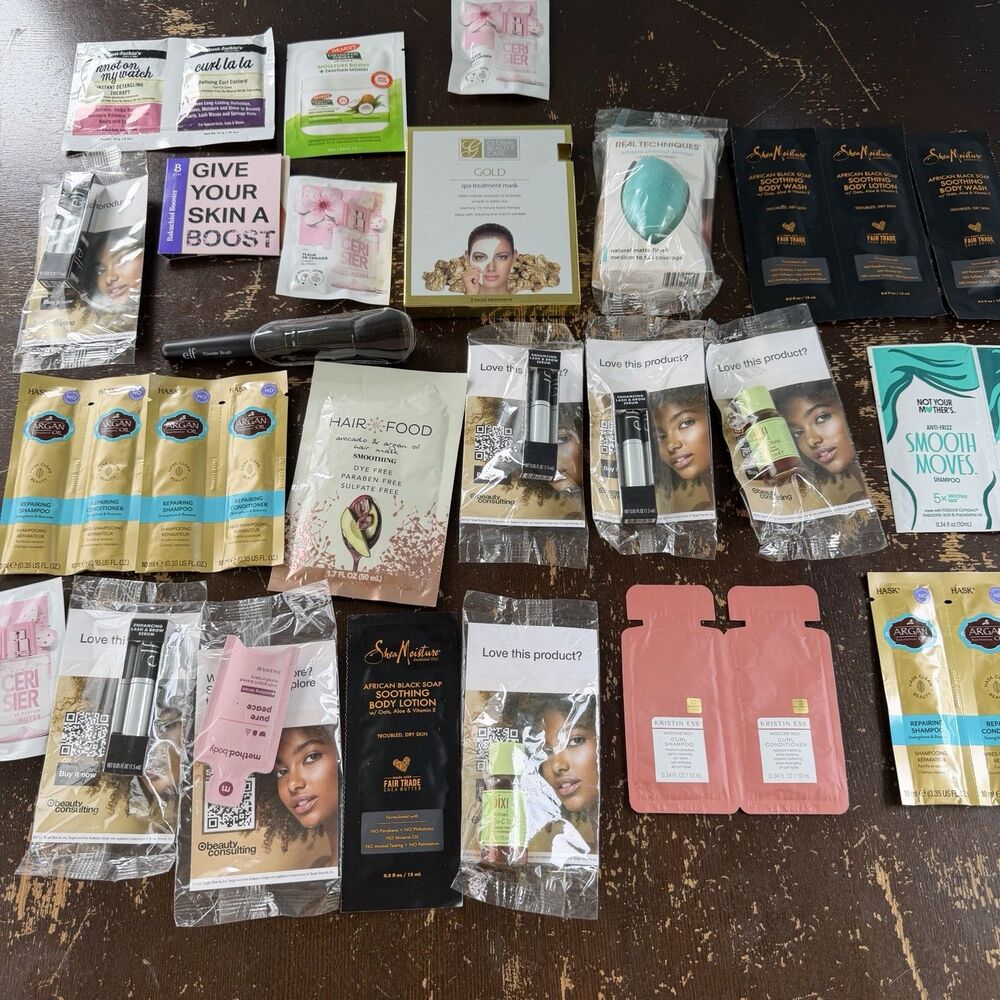 Spa Treatment Mixed Beauty Sample Lot Hair Care Body Wash Makeup Skin Singles